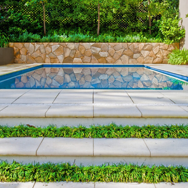 Arctic Stone Wall Cladding Pool Water Feature Wall - Sandstone