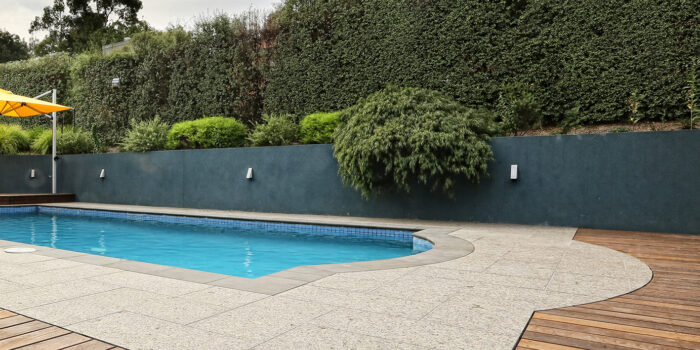 Honeycomb Granite Pool Pavers