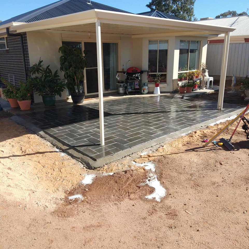 Verandah paving after | SA Stone and Tile