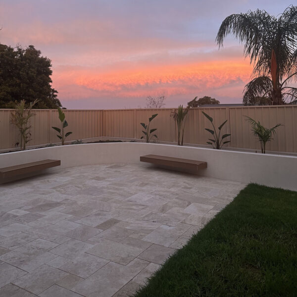 Classic Blend Travertine French Pattern | All Seasons Yard Services15